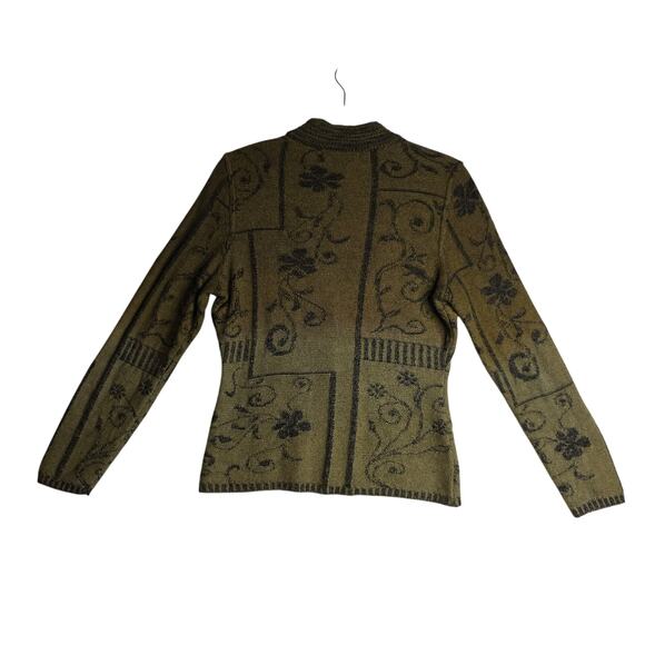 Caamano Embrae Brown 100% Alpaca Sm W Zip Cardigan. Super soft Luxury UniqueRare - Picture 2 of 14